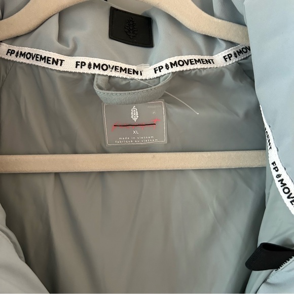New Free People All Prepped Ski Jacket Aqua Haze - Picture 6 of 7